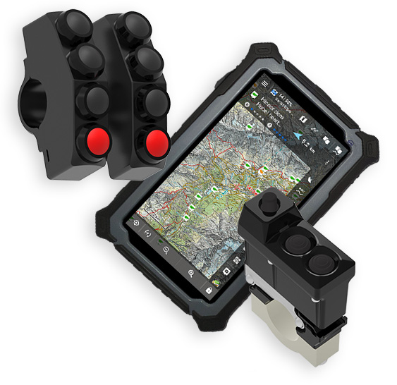 Carpe Iter: Sistema de navegación y tablet android para moto – Trail Dreamer