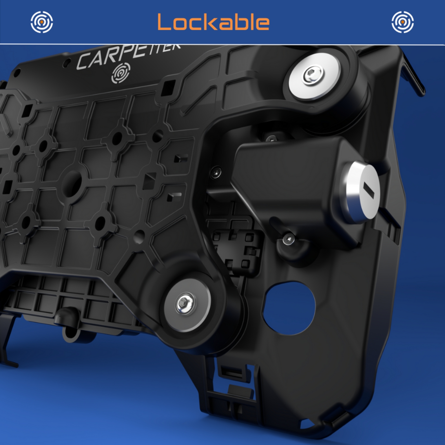 Carpe Iter Caretta Cradle security lock and structural reinforcement lattice